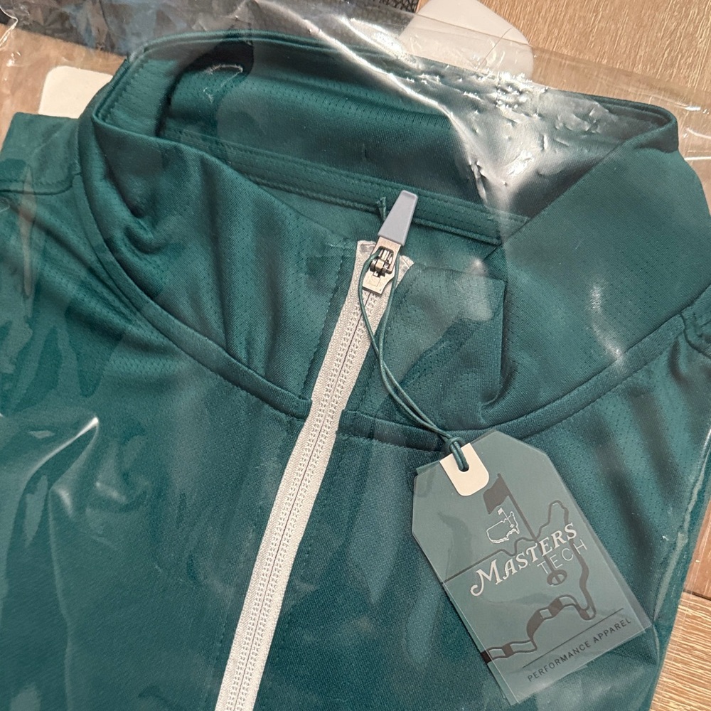Masters 2025 Dark Green Quarter-Zip Men’s XL Jacket - Picture 5 of 6